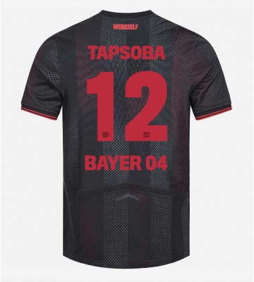 Bayer Leverkusen Edmond Tapsoba #12 Replika Hjemmebanetrøje 2025-26 Kortærmet